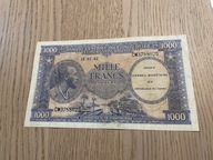 Kongo Belgijskie - 1000 franków - 1962 - bardzo rzadki