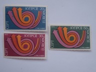 Cypr - Europa CEPT 1973 - Mi. 389-91 **