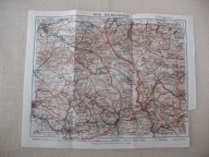 DAS ISERGEBIRGE-GÓRY IZERSKIE przedwojenna MAPA