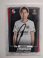 Karta match attax autograf Eintracht Frankfurt Champions League Kamada