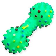 Zabawka GRYZAK Dla Psa KOŚĆ Mała MAŁYCH PSÓW Piszczący Zielona MOCNY