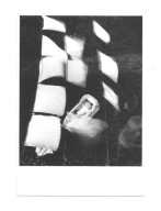 Pocztówka - Jan Saudek, Dziecko i pranie na wietrze