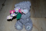 pluszak maskotka miś Me to You blue nose z kwiatami