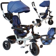 ROWEREK TRÓJKOŁOWY SPACERÓWKA OBROTOWE SIEDZISKO PCHACZ ROWEREK DLA DZIECKA