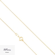 Lap3360 Łańcuszek złocony pancerka 0.1/45cm