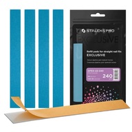 STALEKS 50x Nakładki pilnik do paznokci PROSTY 240