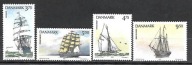 DANIA - żaglowce szkoleniowe 1993 ** Mi 1057-60 (1459)