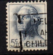 Znaczek 5 cent George WASHINGTON 1962 r. USA
