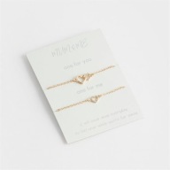 KOMPLET 2 POZŁACANYCH BRANSOLETEK CECILIA AVON