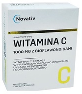 Novativ, Witamina C 1000 mg, 60 kapsułek