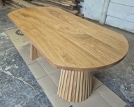 Stół debowy 180(230) cm x 90 cm Lamele Rozkładany