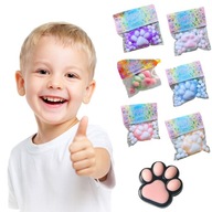 KOCIA ŁAPKA GNIOTEK ZABAWKA EDUKACYJNA ANTYSTRESOWA SQUISHY KOTEK