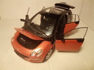 SMART FORFOUR 1.5, 1:18, Kyosho, ceglasto-czarny.
