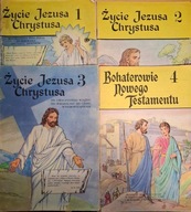 Życie Jezusa Chrystusa 1-4 komiksy