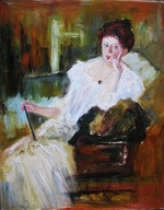 Pani fotelu - W.Kowal wg. O.Boznańskiej