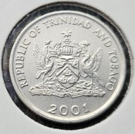 *TRYNIDAD I TOBAGO [0360]*25 centów 2001 Republika Trynidadu i *UNC Holder