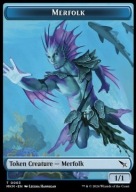 Merfolk Token (U 1/1), Detective Token (WU 2/2) Foil (dwustronna)