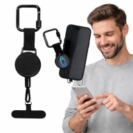 UCHWYT ANTYKRADZIEŻOWY DO TELEFONU Z LINKĄ RETRAKCYJNĄ BEZPIECZEŃSTWO
