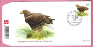 Belgia 2009, FDC st.Bruxelles, ptaki orzeł bielik, nominał 4,60 €