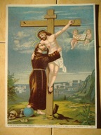 Św. Franciszek przy Jezusie Oleodruk Murillo