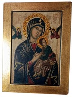 Matka Boża Nieustającej Pomocy Ikona prezent Ślub Chrzest Komunia, 20x27cm