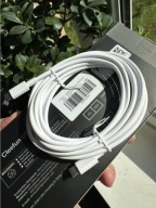 Kabel CLEEFUN USB typ C - USB typ C 3 m biały