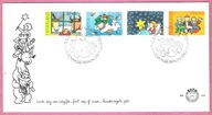 Holandia 1983, FDC Christmas, bajki, zabawy dzieci