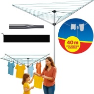 SOLIDNA SUSZARKA OGRODOWA PROMIS 182cm - POJEMNA Z KOTWĄ +POKROWIEC! 40M!