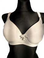 Piękny gładki biustonosz stanik 3 haftki r. 80D