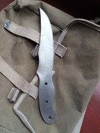 NÓŻ-duży blank- stal D2!!gruby 5mm!!