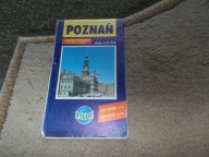 Poznań autobusy tramwaje stary plan miasta