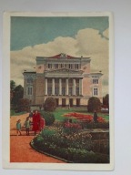 ŁOTWA - RYGA Łotewska Opera Narodowa i Balet - pocztówka z 1954 r