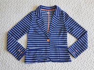 Cool Club żakiet niebieski w paski roz 140