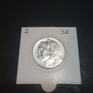 5 ZŁ PIŁSUDSKI 1936 r. / SREBRO / 2