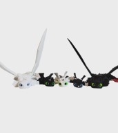 Jak wytresować Smoka Szczerbatek, Biała Furia i ich potomstwo Multivers3D