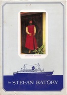 TSS STEFAN BATORY -jadłospis -kolacja -Ocean Atlantycki 1972 rok rejs