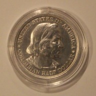 USA 1893 - 1/2 $ PÓŁ DOLARA - HALF DOLAR - Wystawa Kolumba - SREBRO + CERTY