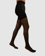 5 szt. rajstop PUSH-UP AMOREE - czarne - rozmiar M