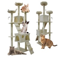 Drapak dla kota 170 cm domek legowisko drzewko sizal platformy zabawki