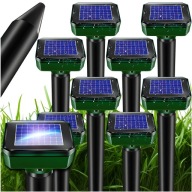 Odstraszacz solarny 850 m² MAXSELL- na krety, kuny, myszy, nornice