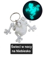 Breloczek Żabka - Druk 3D Świeci w Nocy
