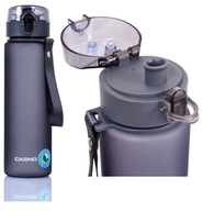 BUTELKA NA WODĘ BIDON TRITANOWY BPA FREE SZARY 560 ML