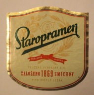 ETYKIETA - PRAZSKE PIVOVARY A.S. - Staropramen