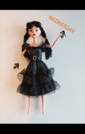 Addams LALKA Wednesday Addams figurka Barbie prezent dla dziewczynki