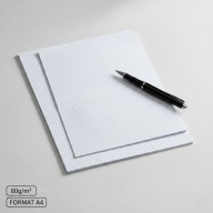 Papier Kancelaryjny A4 w Kratkę – 300 Arkuszy – 80g – Wysoka Jakość