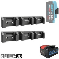 Uchwyt potrójny na akumulator Erbauer 18V EXT DualVolt z blokadą