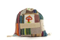 Kolorowy plecak z konopi i bawełny- Himalayan Hemp - hippie worek