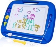 DUŻA TABLICA MAGNETYCZNA DLA DZIECI DO RYSOWANIA ZMAZYWALNA XL 41,5 CM