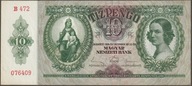 Węgry 10 pengo 1936 - B472
