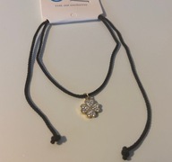 Bransoletka stal chirurgiczna sznurkowa Koniczynka